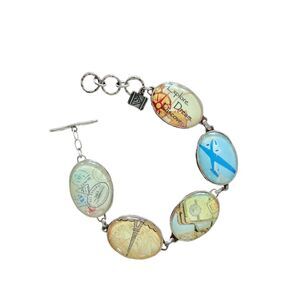 Silpada 925 Sterling Silver Travel Bracelet 8"